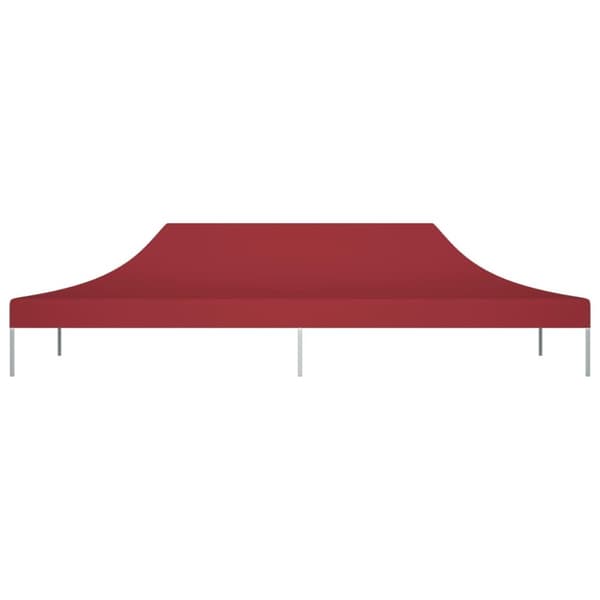 Tak till partytält & lusthus - Living Tak till partytält 6x3 m vinröd 270 g/m²