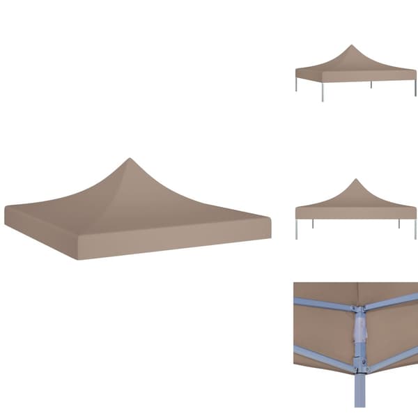 Tak till partytält & lusthus - Living Tak till partytält 3x3 m taupe 270 g/m²
