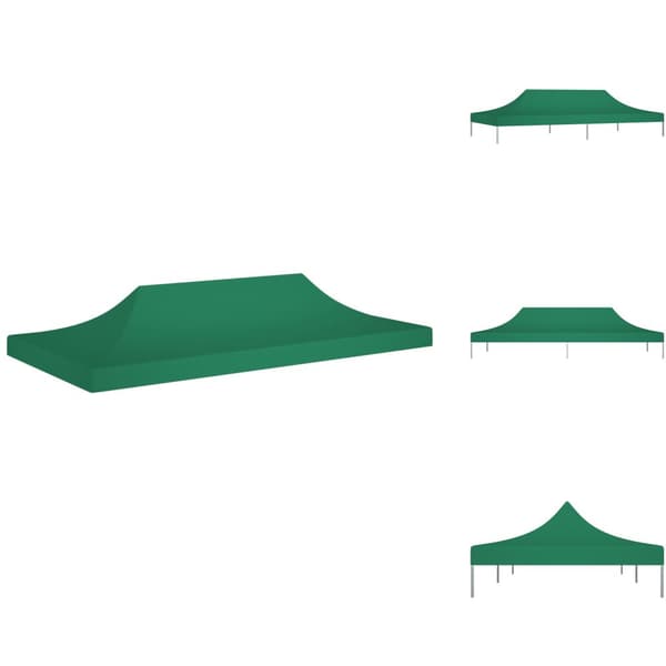 Katosten & huvimajojen irtokatot - Living Juhlateltan katto 6x3 m vihreä 270 g/m²