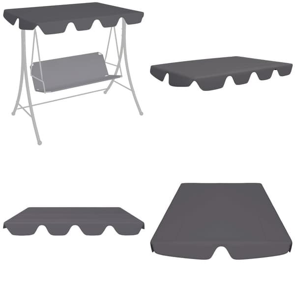 Reservtak för hammock antracit 188/168x145/110cm - Tak - Hammock Tak - Home & Living