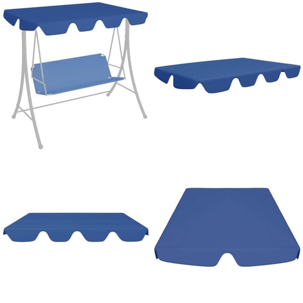 Reservtak för hammock blå 188/168x145/110 cm - Tak - Hammock Tak - Home & Living