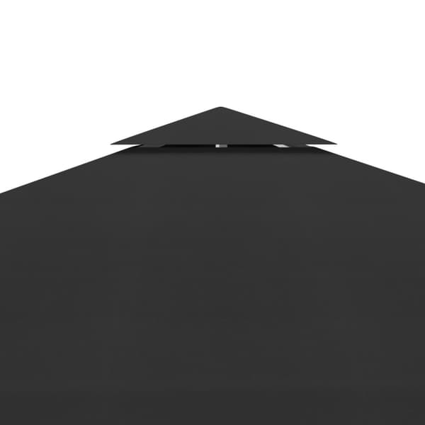 2-kerroksinen huvimajan katto 310 g/m² 3x3 m musta - Huvimaja - Huvimajat - Home & Living
