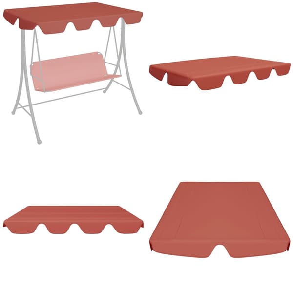 Reservtak för hammock terrakotta 188/168x145/110cm - Tak - Hammock Tak - Home & Living