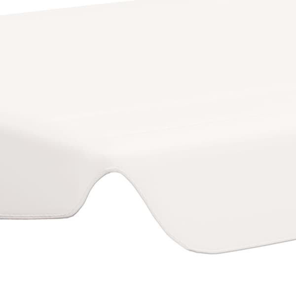 Baldakin til havegynge 150/130x105/70 cm hvid - Baldakin - Baldakiner - Home & Living