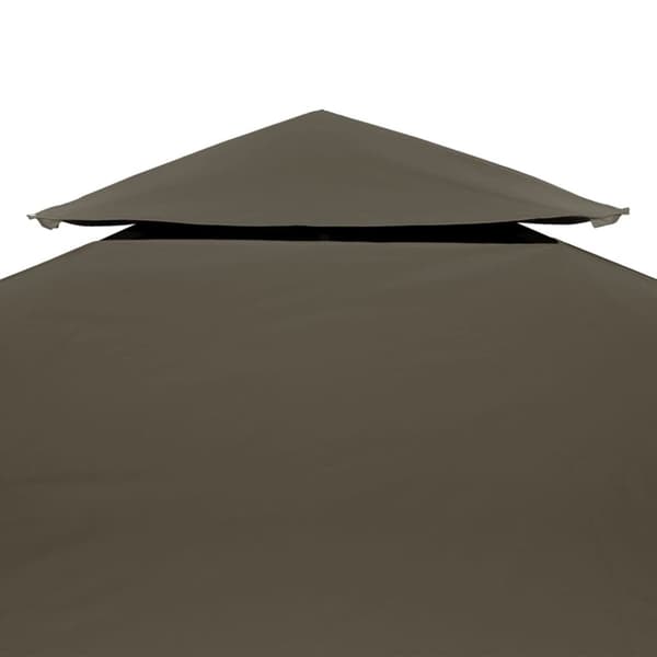 Huvimajan katto 2 kerrosta 310 g / m² 4x3 m harmaanruskea - Huvimaja - Huvimajat - Home & Living