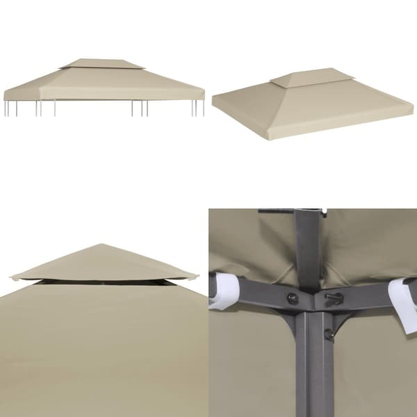 Paviljongtak 310 g/m² 3 x 4 m beige - Paviljong - Paviljonger - Home & Living