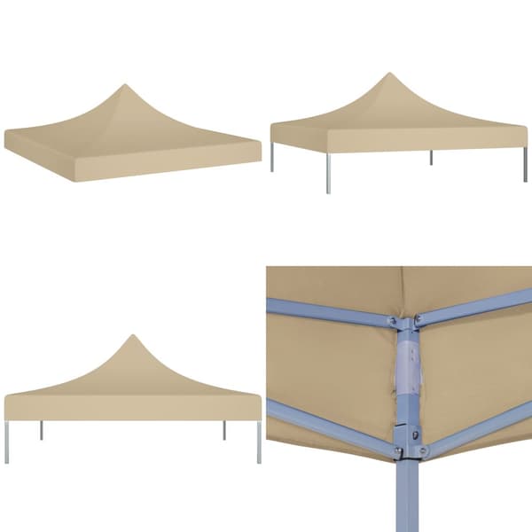 Tag til festtelt 3x3 m 270 g/m² beige - Tag Til Festtelt - Tage Til Festtelte - Home & Living