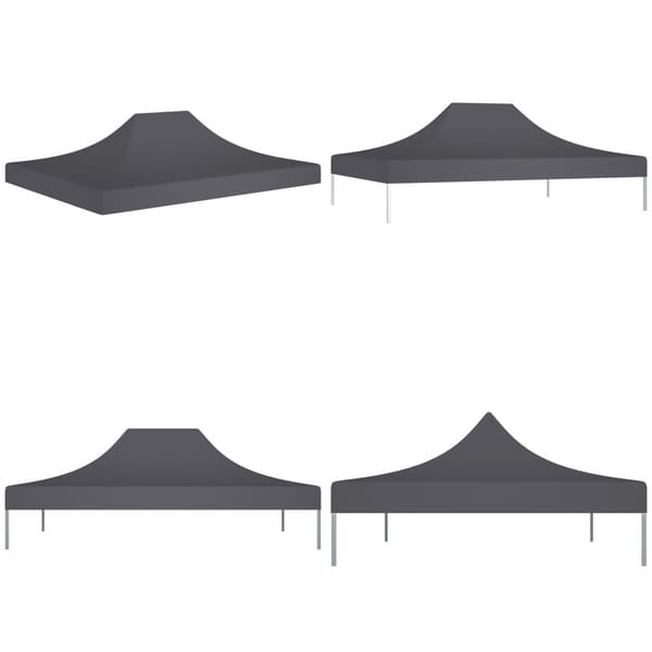 Tak till partytält 4x3 m antracit 270 g/m² - Tak Tält - Tak Partytält - Home & Living