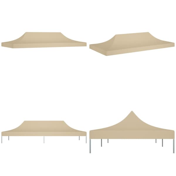 Tag til festtelt 6x3 m 270 g/m² beige - Tag Til Festtelt - Tage Til Festtelte - Home & Living