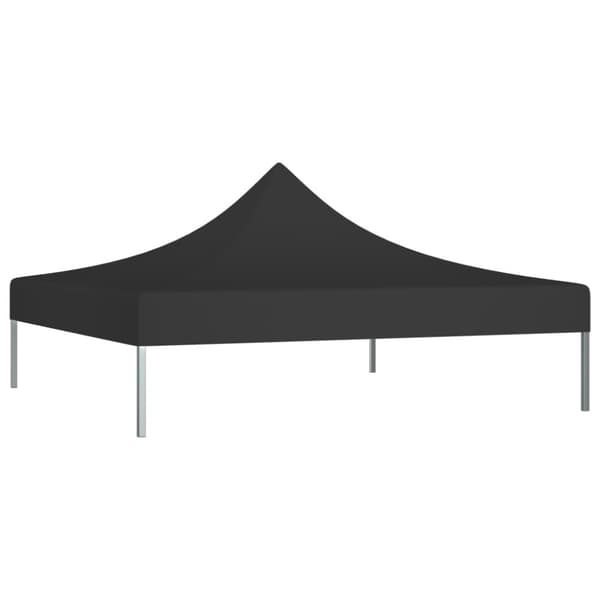 Tak till partytält 3x3 m svart 270 g/m²
