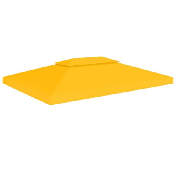 Paviljongtak med ventilering 310 g/m² 4x3 m gul