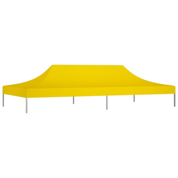Tak till partytält 6x3 m gul 270 g/m²