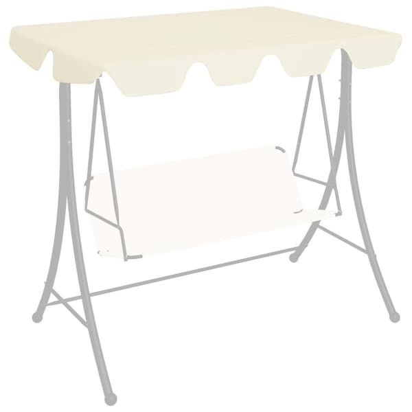Reservtak för hammock gräddvit 188/168x145/110 cm