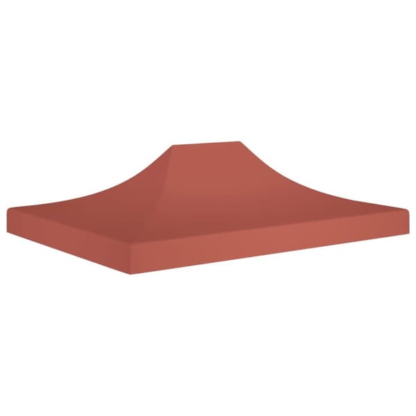 Tak till partytält 4x3 m terrakotta 270 g/m²