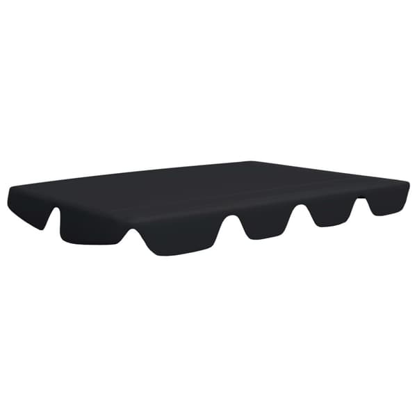 Reservtak för hammock svart 150/130x105/70 cm