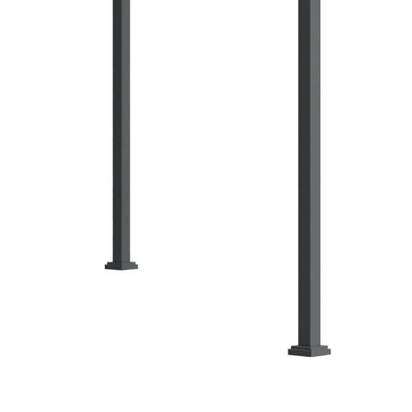 Rootz Sun Protection Pergola - Puutarhakatos - Ulkopaviljonki - Metallirunko - Jatkettava katto - UV-suojattu kansi - 298cm x 213cm x 221cm