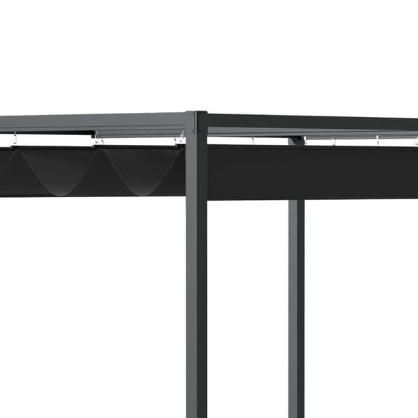 Rootz Sun Protection Pergola - Puutarhakatos - Ulkopaviljonki - Metallirunko - Jatkettava katto - UV-suojattu kansi - 298cm x 213cm x 221cm