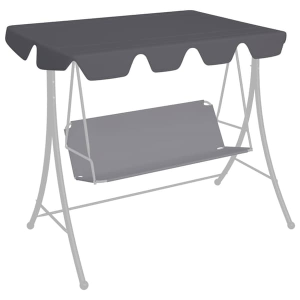 Reservtak för hammock antracit 150/130x105/70cm