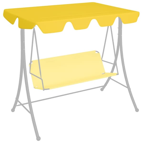 Reservtak för hammock gul 188/168x145/110 cm