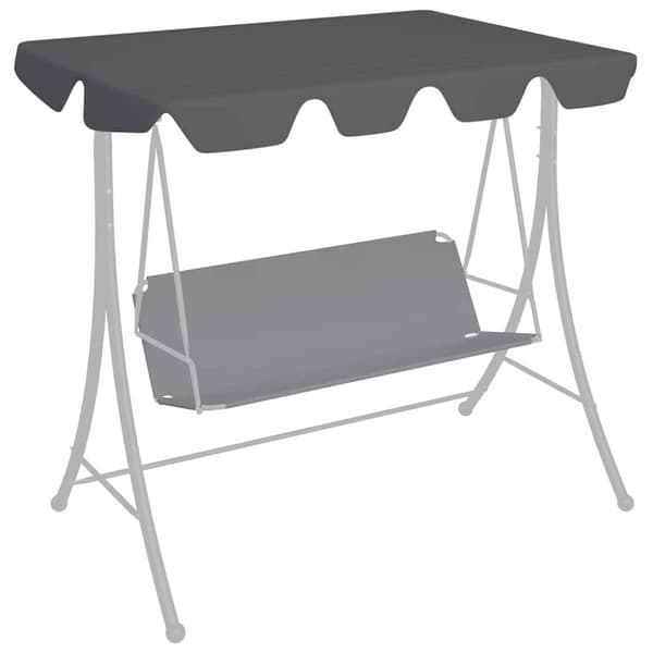 Reservtak för hammock antracit 188/168x145/110cm