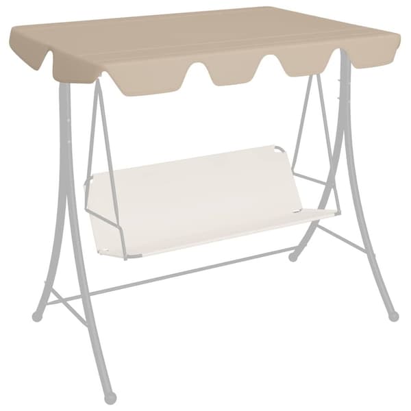 Reservtak för hammock beige 188/168x145/110 cm