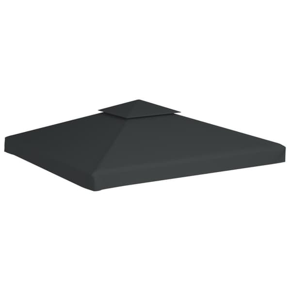 Paviljongtak 310 g/m² mörkgrå 3 x 3 m