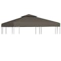 Miniatyrbild 1 av 2: Paviljongtak med ventilering 310 g/m² 3x3 m taupe