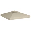 Miniatyrbild 2 av 2: Paviljongtak 310 g/m² 3 x 3 m beige