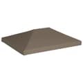Miniatyrbild 2 av 2: Paviljongtak 310 g/m² 3x3 m taupe