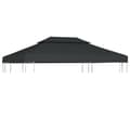 Miniatyrbild 1 av 2: Paviljongtak med ventilering 310 g/m² 4x3 m antracit