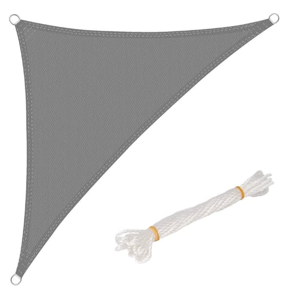 Rootz Sun Sail - Skärmtak - UV-skydd - Trädgårdsmarkis - Uteplatsöverdrag - Solskydd - Utomhusskydd - Grå - 2,5x2,5x3,5m