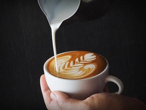 Tillbringare av rostfritt stål 0,8 liter - mjölkkanna för kaffe