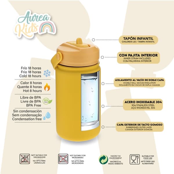 Mustard Puppy Thermal bottle 330ml