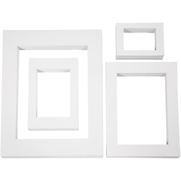 Passepartoutramar - Yttermått A3 A4 A5 A6 - 400 mixade - 500 g