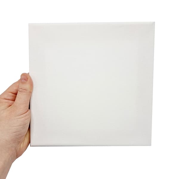 Canvas Målarduk - 20x20 cm - 10 st - 360 g
