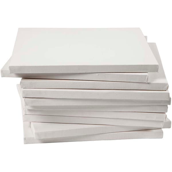 Canvas Målarduk - 30x30 cm - 40 st - 280 g