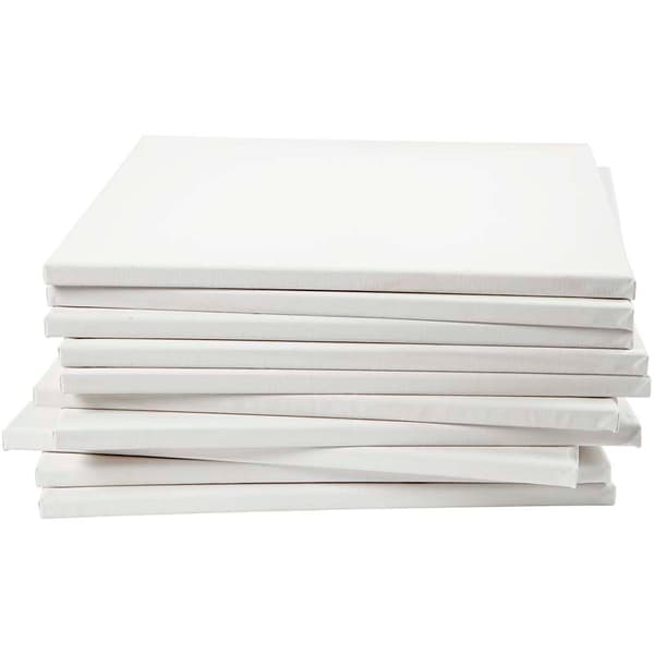 Canvas Målarduk - 40x40 cm - 40 st - 280 g