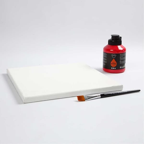 Canvas Målarduk - 30x30 cm - 10 st - 360 g