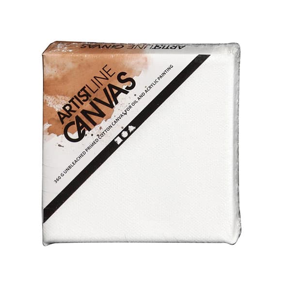 Canvas Målarduk - 10x10 cm - 10 st - 360 g
