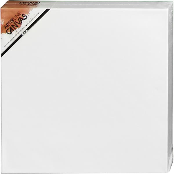 Canvas Målarduk - 30x30 cm - Djup 3,7 cm - Vit 1 st