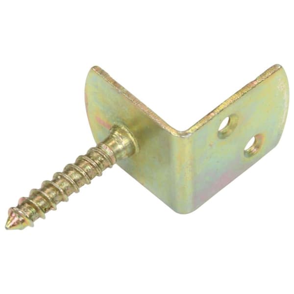 vidaXL beslag til hegnspanel 48 stk. L-formet galvaniseret metal