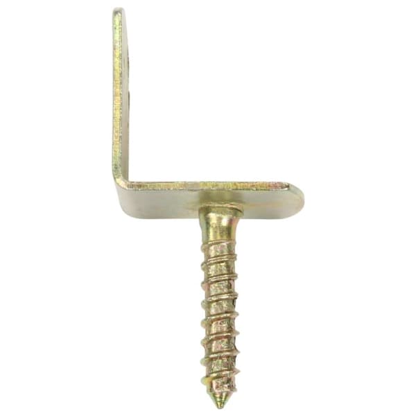 vidaXL beslag til hegnspanel 48 stk. L-formet galvaniseret metal