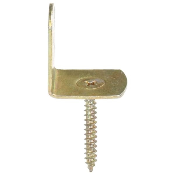 vidaXL beslag til hegnspanel 24 stk. L-formet galvaniseret metal