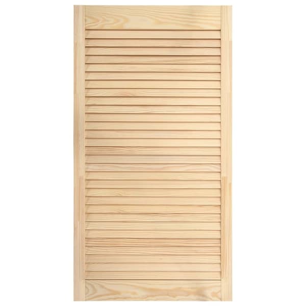 vidaXL Skåplucka lamelldesign 99,3x39,4 cm massiv furu