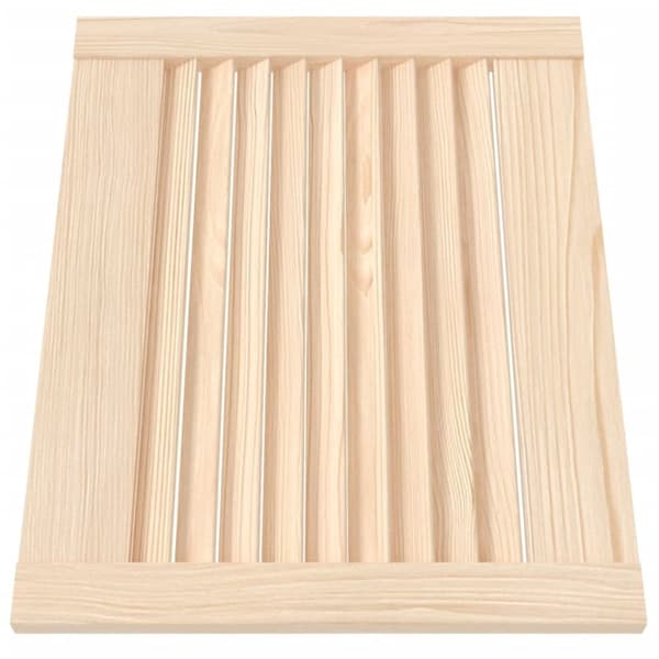 vidaXL Skåpluckor lamelldesign 4 st 39,5x49,4 cm massiv furu