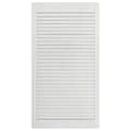 Miniatyrbild 1 av 7: vidaXL Skåplucka lamelldesign vit 99,3x39,4 cm massiv furu