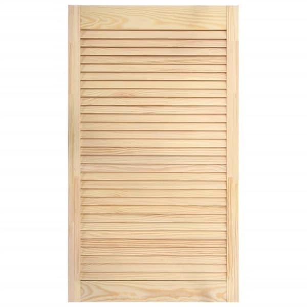 vidaXL Skåplucka lamelldesign 99,3x49,4 cm massiv furu