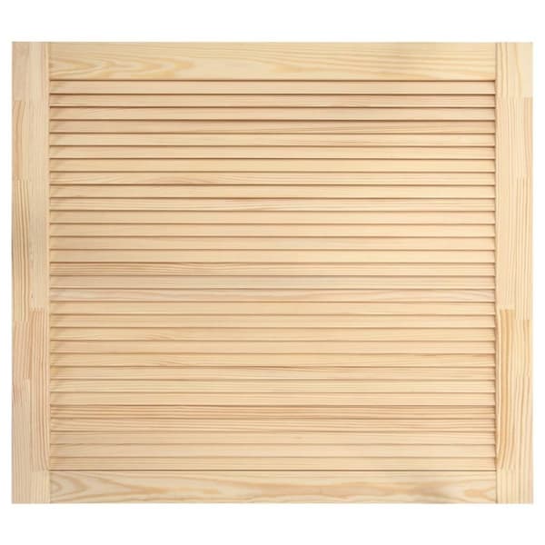 vidaXL skabslåge 39,5x49,4 cm lameldesign massivt fyrretræ