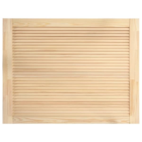 vidaXL Skåplucka lamelldesign 39,5x59,4 cm massiv furu