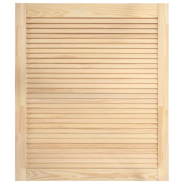 vidaXL Skåplucka lamelldesign 69x59,4 cm massiv furu